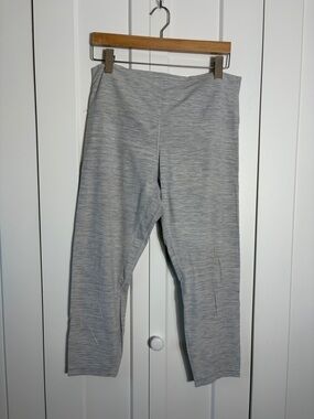 lululemon athletica Heathered Light Gray Leggings